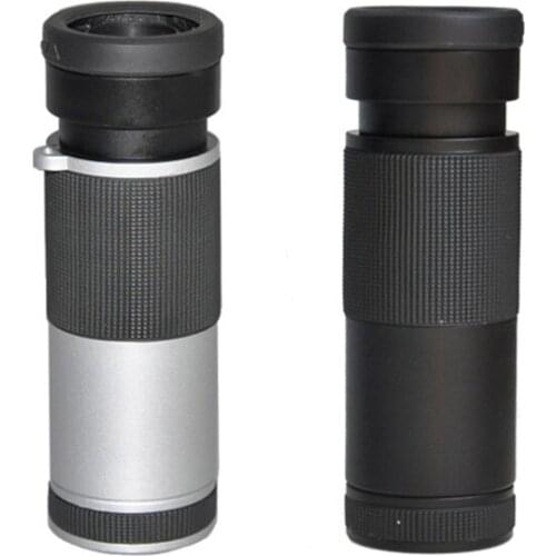 Portable Spotting Telescope For Phone 8x20 Hd Wide-angle Monoculars With Phone Clip Outdoor Camping Hiking Bird Watching
