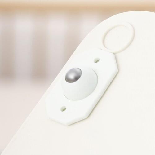 Japan 4pcs Stainless Steel Caster Pulley 360 Degrees Universal Wheel Sticky Low-noise Storage Box Furniture Roller Pulley