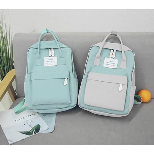 Schoolbag female simple forest junior high school students all-match small fresh Harajuku backpack female student campus bag