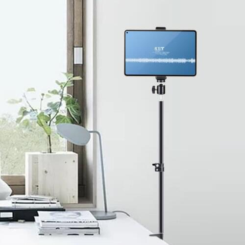 Universal Phone Tablet Holder Stand Desktop Stretchable Monopod For Live Stream Online Video Class Mobile Phone Bracket Support