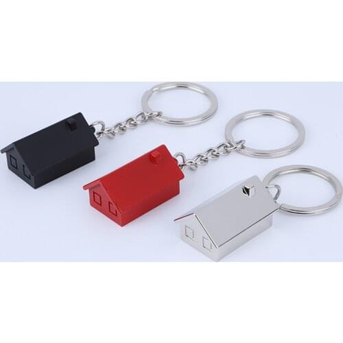 3D house keychain key ring high quality building key chain key holder creative portachiavi chaveiro llaveros hombre bag charm
