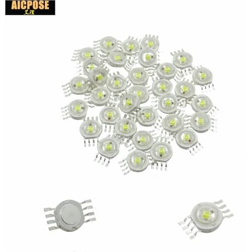 50pcs/lots 12W RGBW 4IN1 led lamp beads stage lighting special LED light bead for 7x12w 12x12w 18x12w 24x12w Led Par Lights