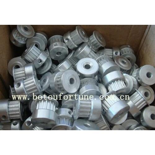 Free shipping 5pcs 16T2.5 Aluminum timing belt pulley and 2m PU T2.5 open timing belt