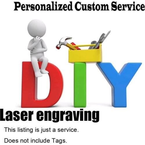 20pcs / 100pcs Dog Tag Laser engraving service (This Link Not Contain Tags )Not Include Dog ID Tags