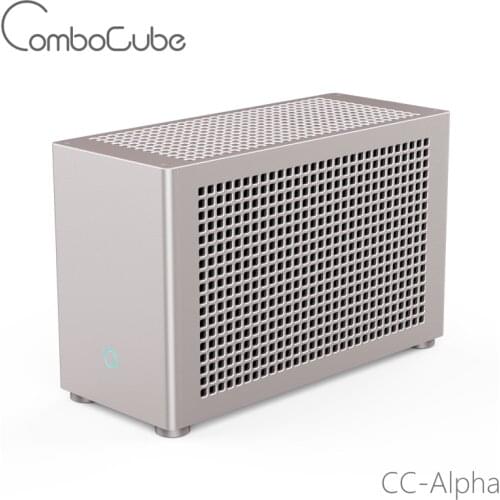 CC air cooled alpha new product customized itx chassis A4 frame combocube Mini all aluminum alloy CNC shell