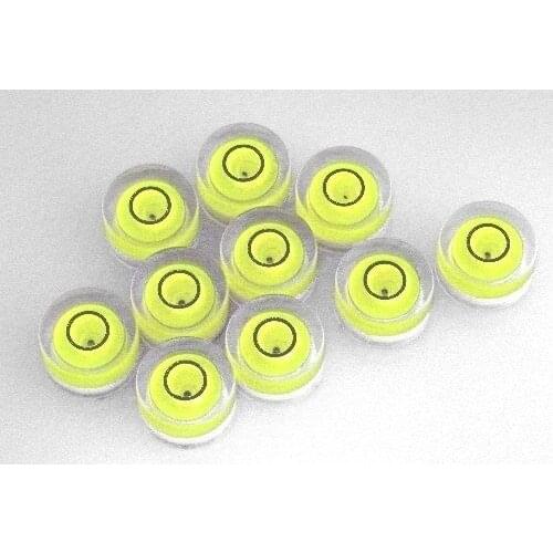 Ten 14mm Circular Bubble Spirit Level Use with Tripod NEW