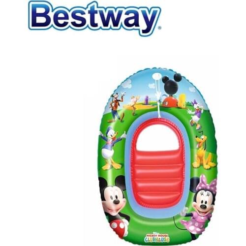 91003 Bestway 40"x27" Children Raft 1.02mx69cm Inflatable Boat Inflatable Seat Ring Infant Swimming Floater for Kids
