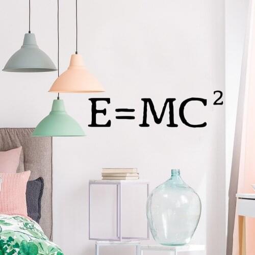 Diy Equation Wall Art Decal Wall Sticker Mural Removable Vinyl Mural Wallpaper Decor Decal Stickers naklejki