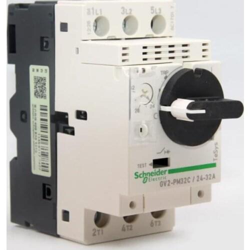 GV2-PM32C 24-32A GV2PM32C TeSys motor circuit-breaker, rotary knob, 24-32A