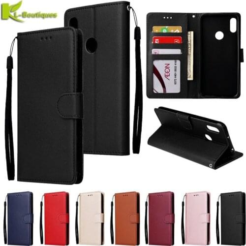 Huawei Honor 8A Leather Case on for Coque Huawei Honor 8A 8 A Cover Honor8A Case Classic Style Flip Wallet Phone Cases Women Men