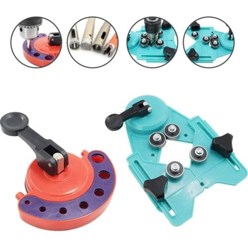 Ceramic Tile Glass Locator Diamond Opening Positioning Guide Drill Bit Guide Hole Clamping Range Construction Tools Drill Guide