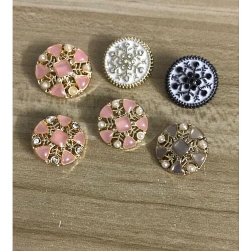 Newest snow flower Pearl crystal,rhinestone sewing button for luxurious cashmere coat,sweater cloth , skirt, dress