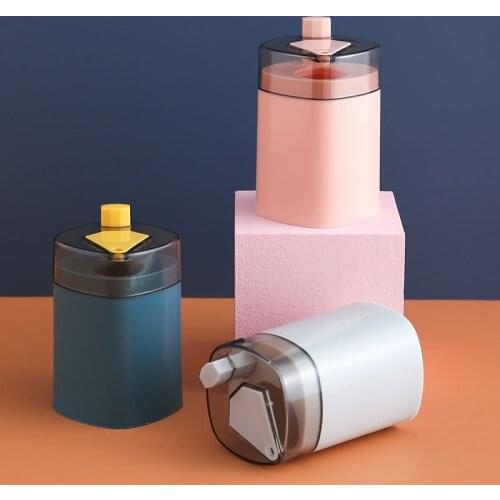 New Toothpick Holder Box Press Auto Pop-up Toothpick Container Storage Bottle Jar Disposable 200PCS Bamboo Toothpick Tooth Care