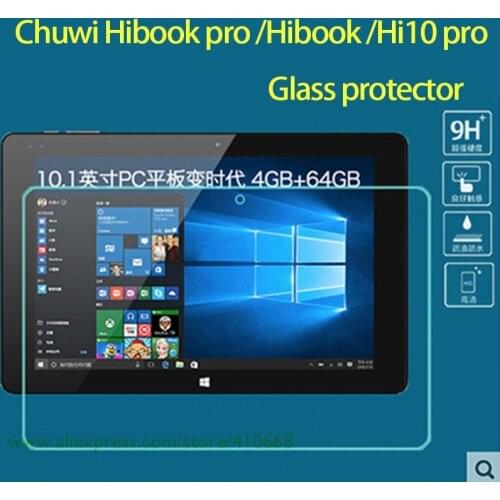 2 X 9H Tempered Glass Films Screen Protector for Chuwi Hibook Pro 10.1 Hibook Hi10 Pro iwork 10 10.1 inch Tempered Glass Film