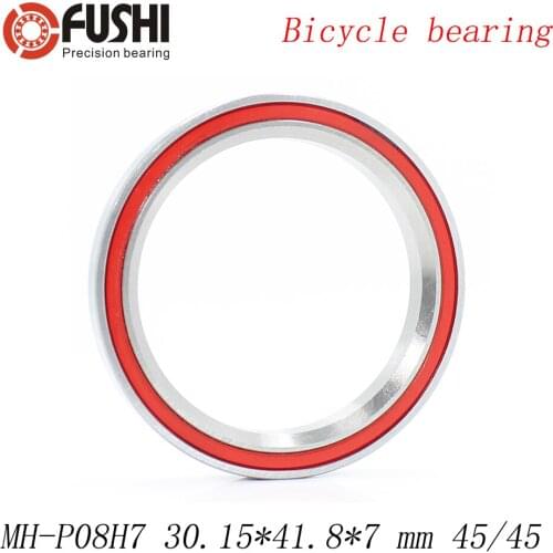 MH-P08H7 Bike Headset Bearings 30.15*41.8*7 mm 45/45 2PCS ACB Road MTB Angular Contact Bicycle Bearing ACB845H7