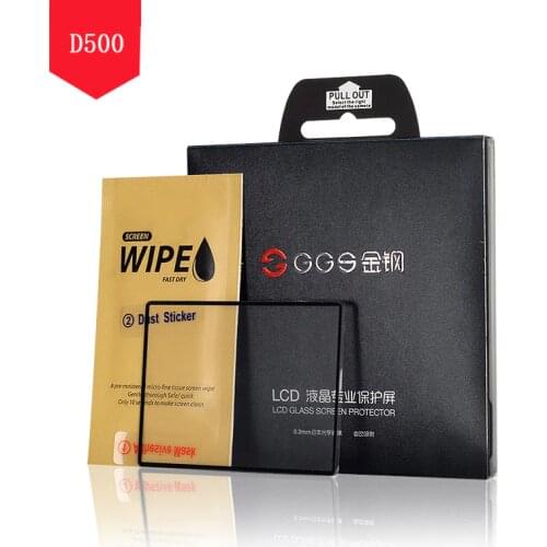 GGS 4th Generation for Nikon D500 Electrostatic Adsorption Professional LCD Screen Protector Glass