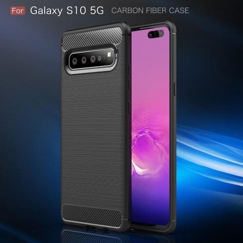 For Samsung Galaxy S10 5G Case Shockproof Soft Silicon Back Phone Cover for Samsung Galaxy S10 5G Case for Samsung Galaxy S10 5G