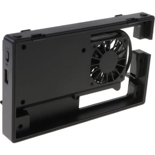 External Cooling Fan Dock Turbo Cooler for NS Switch Docking Station Snap-on Game Console Gaming Accessories