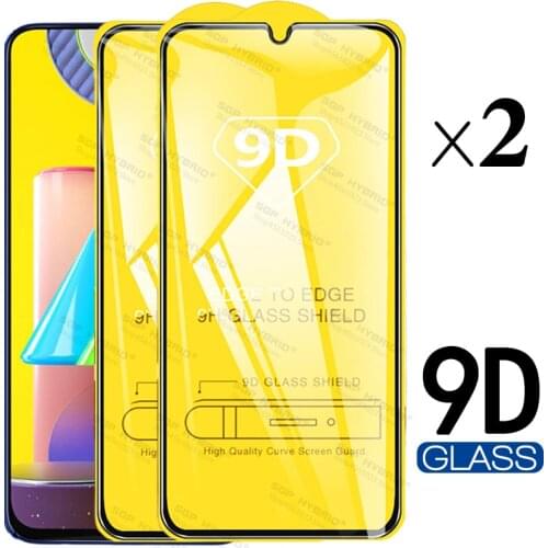 9D 2PCS Screen Protector Protective Glass For Samsung Galaxy M31 M31s SM-M315F/DS SM-M315F/DSN Light Protection Film Sklo Shield