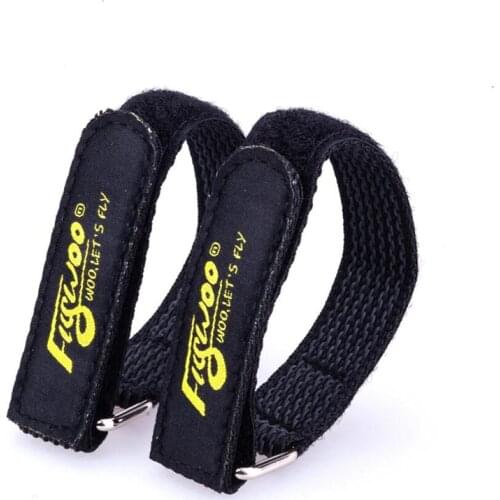 2PCS FLYWOO 20x250mm Battery Strap for RC Drone FPV Racing RC Parts Quadcopter Multirotor w/ Woven Rubber Grip & Metal Buckle