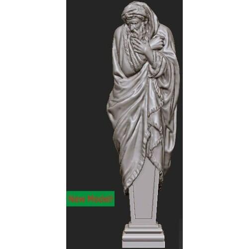 3D model stl format, 3D solid model rotation sculpture for cnc machine Winter