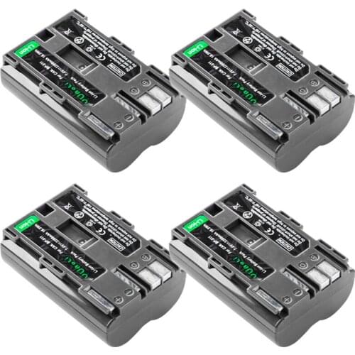 4pcs 7.4v 2200mah Bateria BP-511A BP-511 BP 511 511A BP511 BP511A Battery pack for Canon EOS 40D 300D 5D 20D 30D 50D camera
