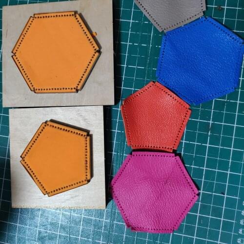 5# football leather craft cuttter tempkate cutting die knife mould leather hole punches tool set deri el aletleri