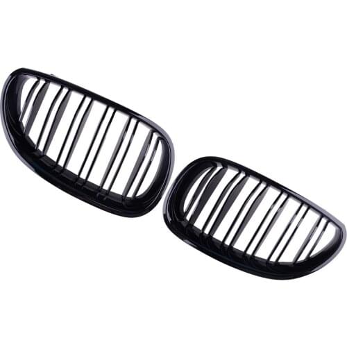 51712155446 Car Front Bumper Sport Kidney Grill Grille Double Twin Slat 51712155447 Fit For BMW E60 E61 M5 2003-2008 2009 2010