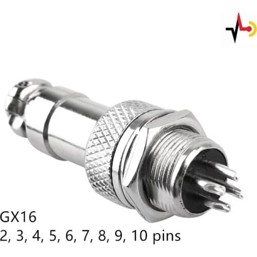 GX16 Aviation Connector Socket Plug GX 16 Docking Female Male 2 3 4 5 6 7 8 9 10 Pin Circular MITG Aerial