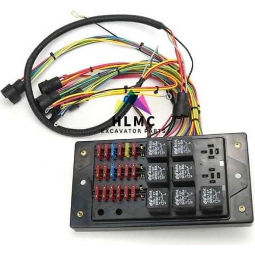Fuse Box Wire Harness 267-7657 2677657 for CAT E320 320 Excavator Spare parts