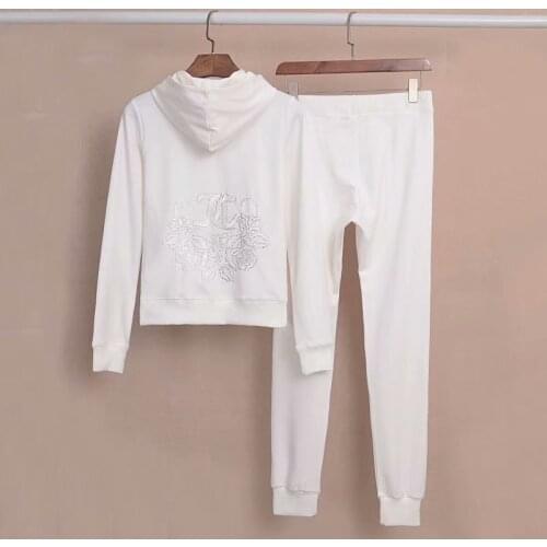 Juicy Lovers Brand Series of products Women Sporting Suits Set Roman cotton Drill Casual Tracksuits Jogging Sportswear suit