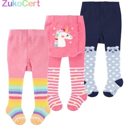 2021 Baby Tights Autumn Winter Tights Cute Sweet Baby Toddler Boy Girl Ribbed Stockings Cotton Warm Pantyhose Tight 0-24 Month