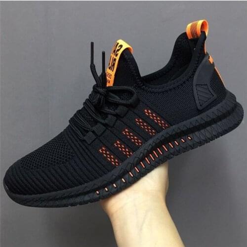 2021 hot Spring Autumn Fashion Men Sneakers Mesh Casual Shoes Lac-up Mens Shoes Lightweight Vulcanize Shoes Walking Sneakers