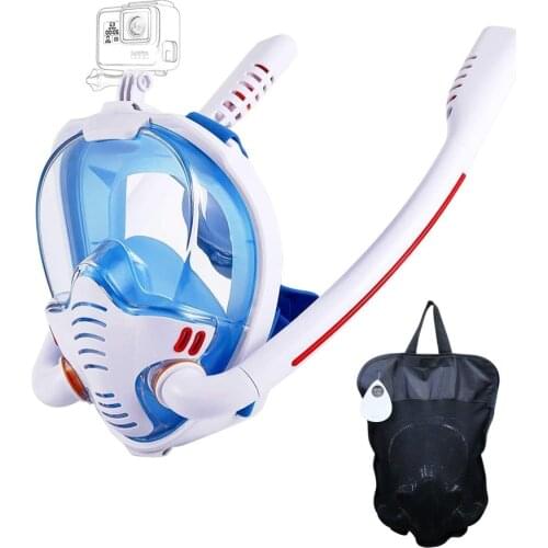 Luxury Dive Mask for Adult&Kids Underwater Anti Fog Full Face Snorkeling Swimming Mask Underwater Swim Training Diving Equipment