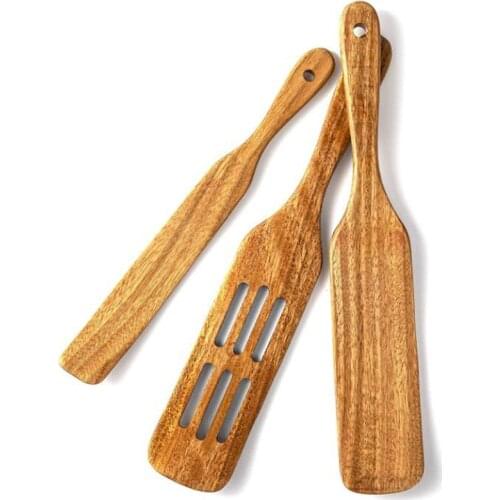 Wooden Spatula Set,Kitchen Utensils Natural Spatula,Wooden Kitchen Utensil,Wooden Cooking Spatula,Wooden Spoon for Cook