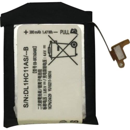 New SAMSUNG Original Battery EB-BR760ABE For Samsung Gear S3 Frontier / Classic EB-BR760A SM-R760 SM-R770 SM-R765 SM-R765S 380mA