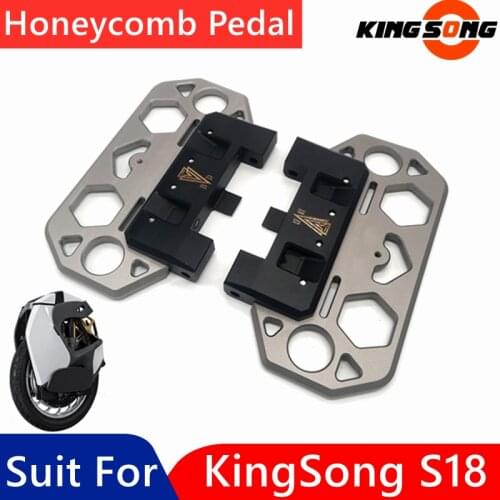 Original KS-S18 Honeycomb Pedal For KingSong S18 Monowheel Widen Pedal Off Road Pedals Unicycle Accessories
