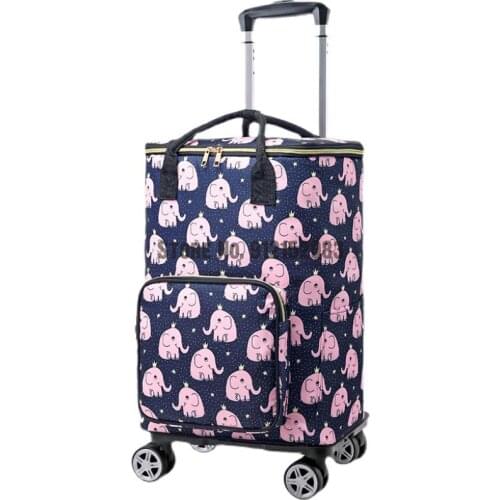 Grocery Shopping Cart, Small Cart, Elderly Grocery Shopping Bag, Home Shopping Cart Artifact, Travel Trolley Bag, Shopping Cart