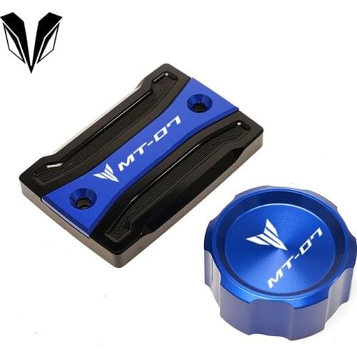 For Yamaha MT07 MT 07 TRACER MT-07 2014-2021 2020 Motorcycle CNC Rear & Front Brake Fluid Reservoir Cap Oil Cylinder Cover new
