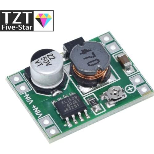 TZT 1Pcs XL1509 step-down module output voltage is adjustable Super mini small volume good