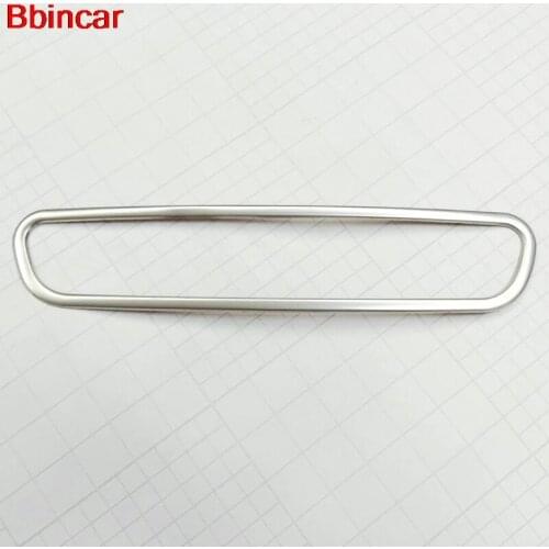 Bbincar Stainless steel Interior Front Console CD Player Switch Button Trim Cover Adjustment Buttons For Benz GLC 2016-17 X205