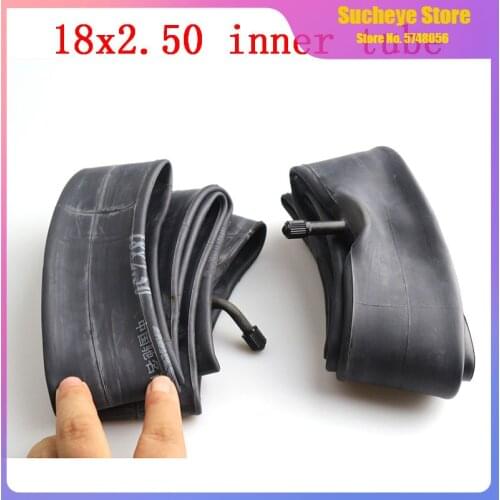 Inner Tube 18 X 2.50 with A Bent Angle Valve Stem or Straight Valve Fit Many Gas Electric Scooters and E-Bike 18x2.5 Inner Tube