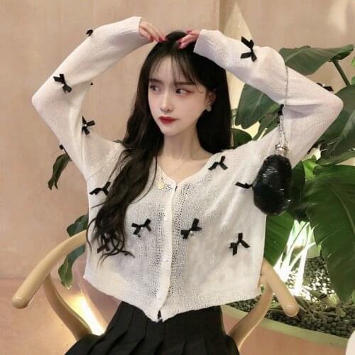 Woman Sweaters Cardigan Customized Knitted Cardigan Long Sleeve Spring and Summer Coat Womens Clothing