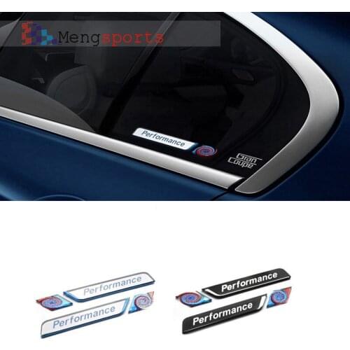 10 pair Acrylic Performance Silver Black Sticker Car Emblem Badges 130x16mm Shiping free