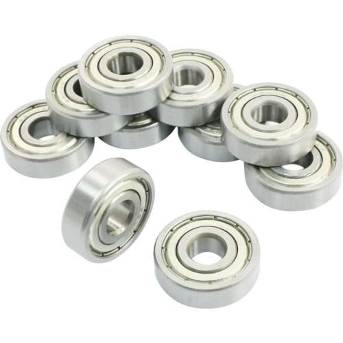 Top quality 10 Pcs 6200Z 10 x 30 x 9mm Single Row Sealed Deep Groove Ball Bearings