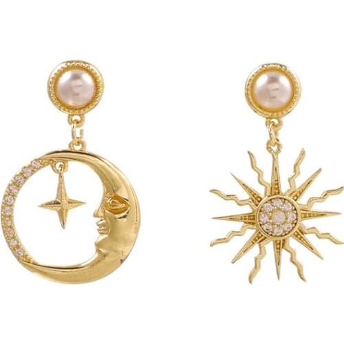 14K Gold Jewelry Natural Pearl Earring Women Aros De Plata De Ley 925 Mujer Orecchini Bizuteria Pearl Gemstone Drop Earrings Box