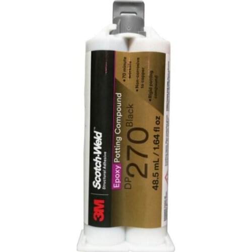 3M DP270 black potting epoxy structural adhesive bonding a variety of metals and plastics 48.5ML