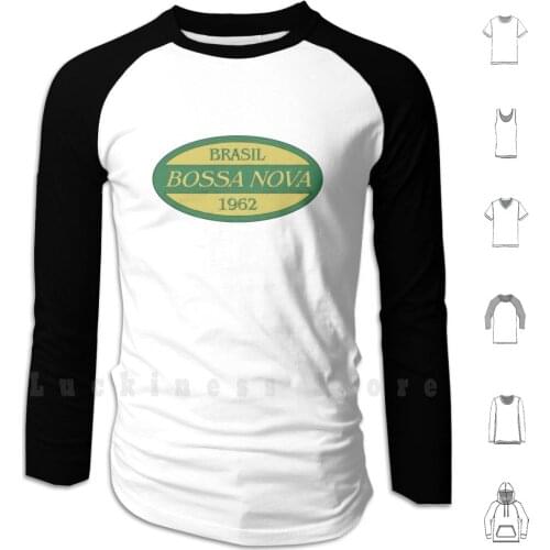 Brasil Bossa Nova 1962 Hoodies Long Sleeve Brasil Brasilia Bossa Nova Latino Samba Salsa Latin Dance Vintage