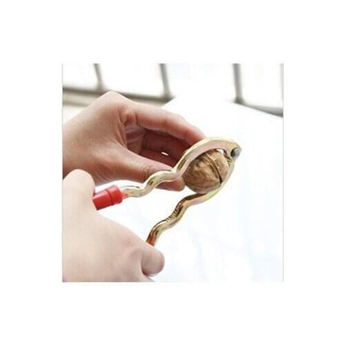 Quick Walnut Cracker Nutcracker Sheller Zinc Alloy Nuts Opener Kitchen Tool