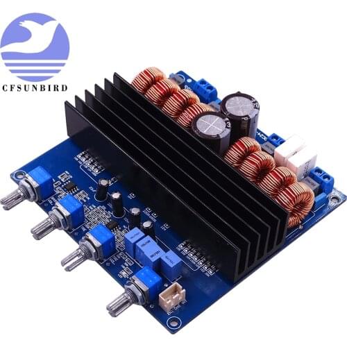CFsunbird TDA7498 2.1 Class D DC24V-32V 200W+100W+100W Digital Amplifier Board Better Than TPA3116